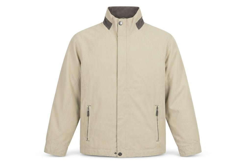 Mens UK Size M Viacortesa Beige Windbreaker Coat