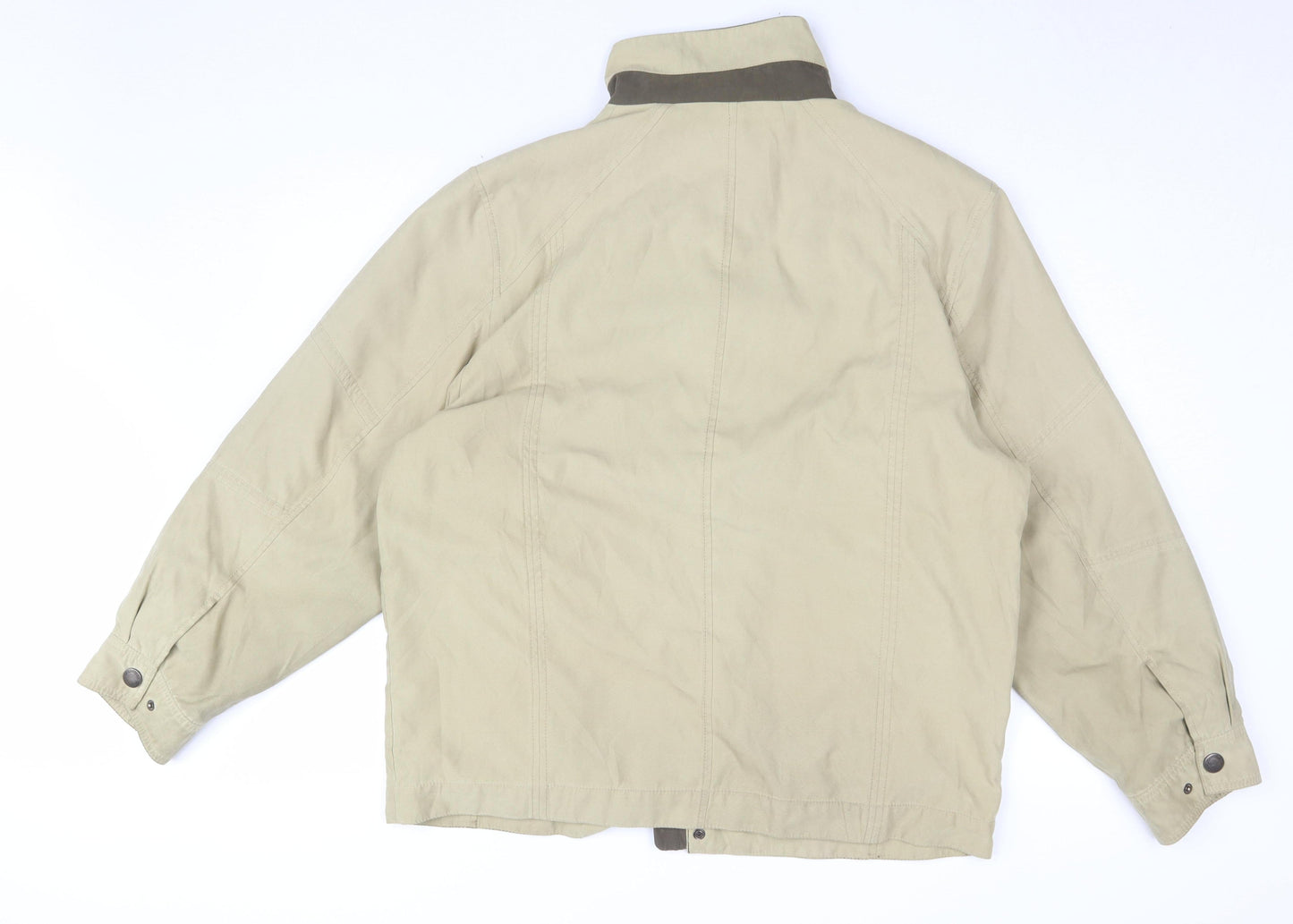 Mens UK Size M Viacortesa Beige Windbreaker Coat