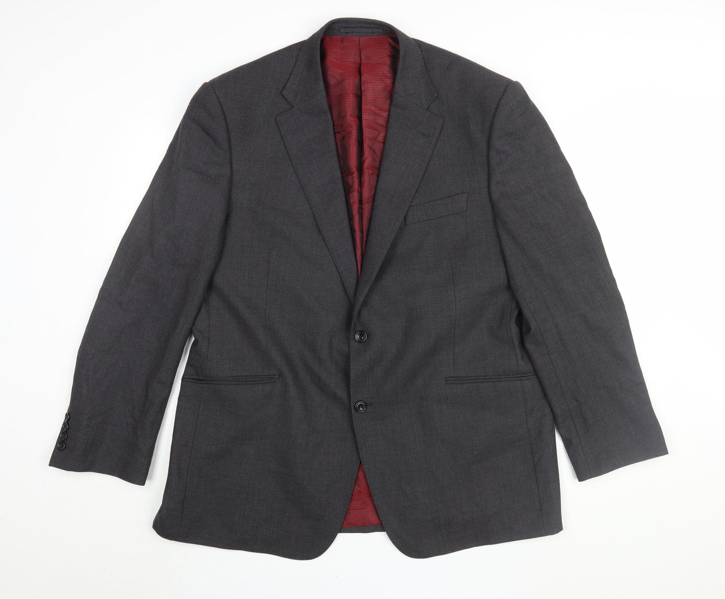 Mens UK Size 44 Marks and Spencer Regular Black Suit Jacket
