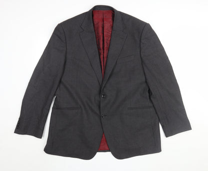 Mens UK Size 44 Marks and Spencer Regular Black Suit Jacket