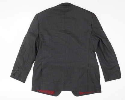 Mens UK Size 44 Marks and Spencer Regular Black Suit Jacket