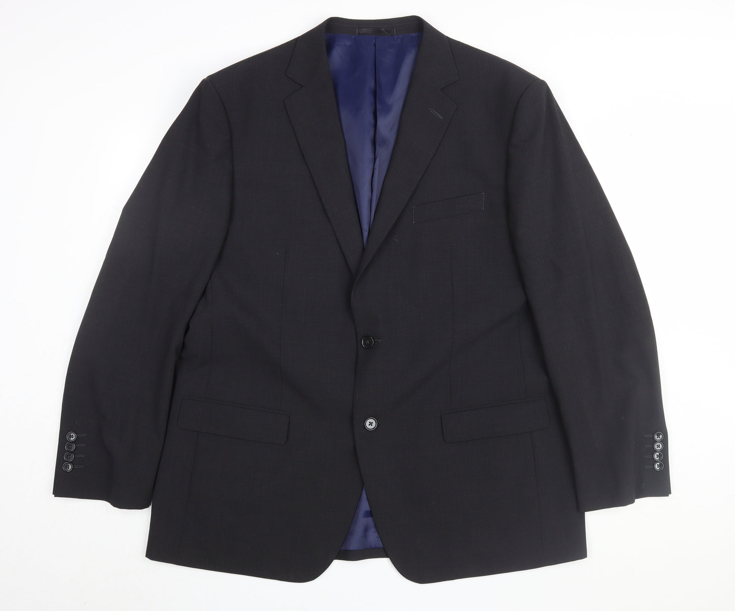 Mens UK Size 46 Greenwoods Regular Black Suit Jacket