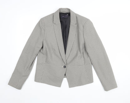 Marks and Spencer Women's Grey Houndstooth Suit Jacket