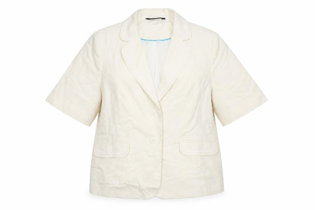 Womens UK Size 18 Bm Collection Regular Beige Blazer