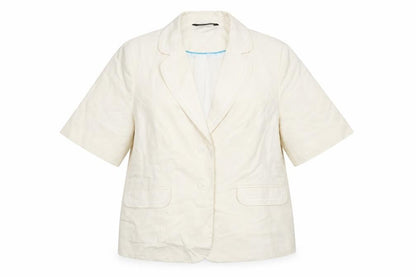 Womens UK Size 18 Bm Collection Regular Beige Blazer