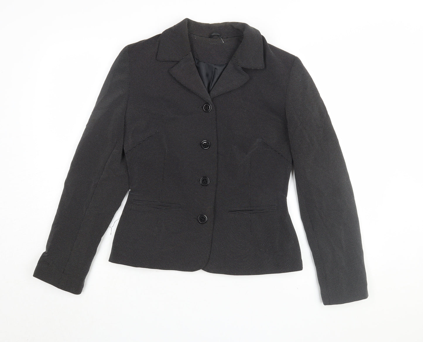 Womens UK Size 12 Topshop Black Basic Jacket