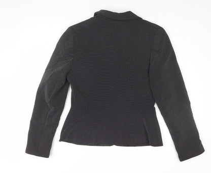 Womens UK Size 12 Topshop Black Basic Jacket