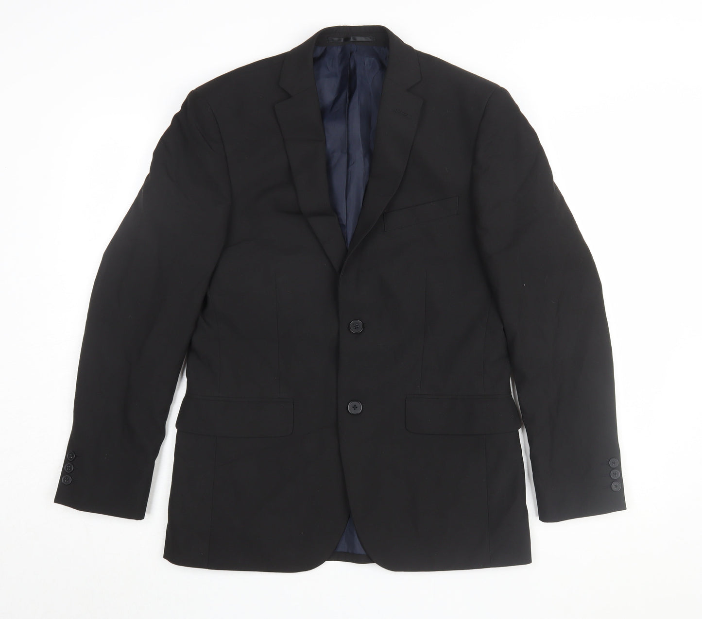 Mens UK Size 36 Debenhams Regular Black Suit Jacket
