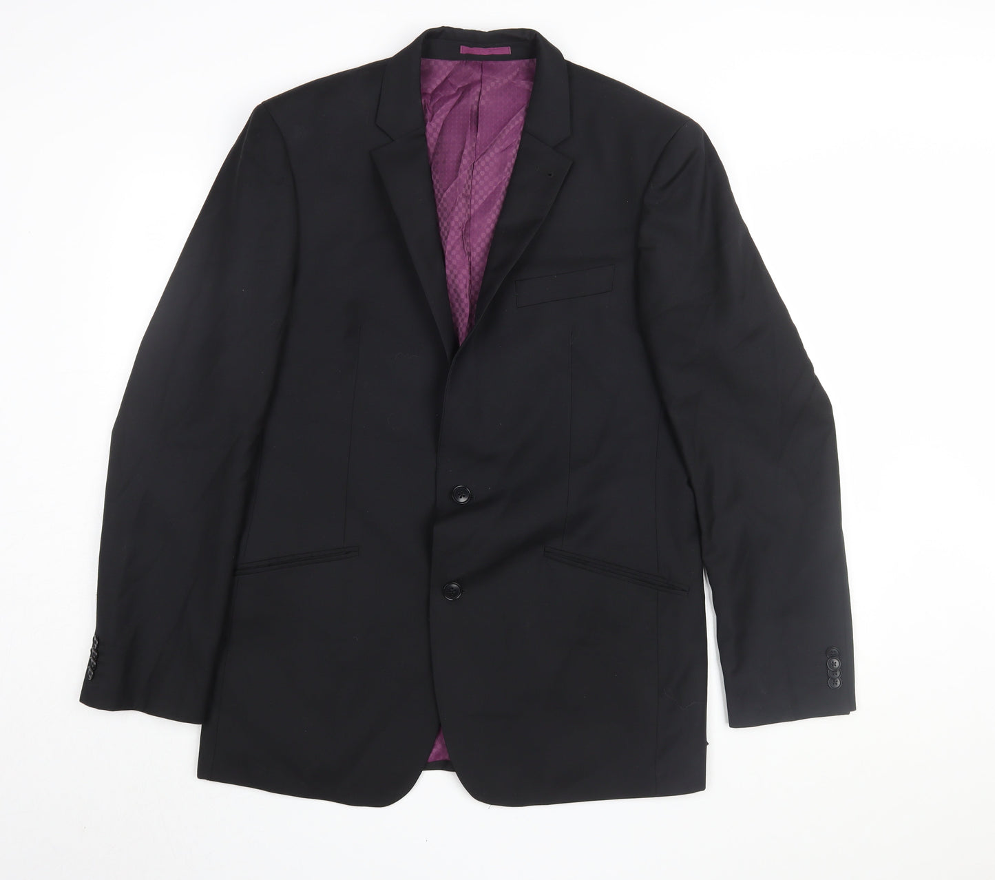 Mens UK Size 42 NEXT Regular Black Suit Jacket
