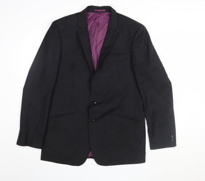 Mens UK Size 42 NEXT Regular Black Suit Jacket