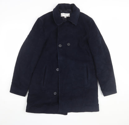 Womens UK Size 8 NEXT Blue Pea Coat