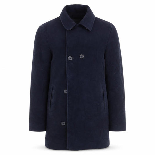 Womens UK Size 8 NEXT Blue Pea Coat