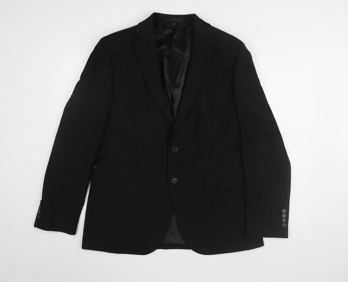 Mens UK Size 40 Marks and Spencer Regular Black Suit Jacket