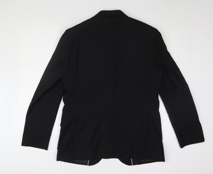 Mens UK Size 40 Marks and Spencer Regular Black Suit Jacket
