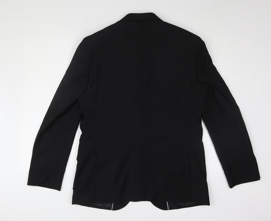 Mens UK Size 40 Marks and Spencer Regular Black Suit Jacket