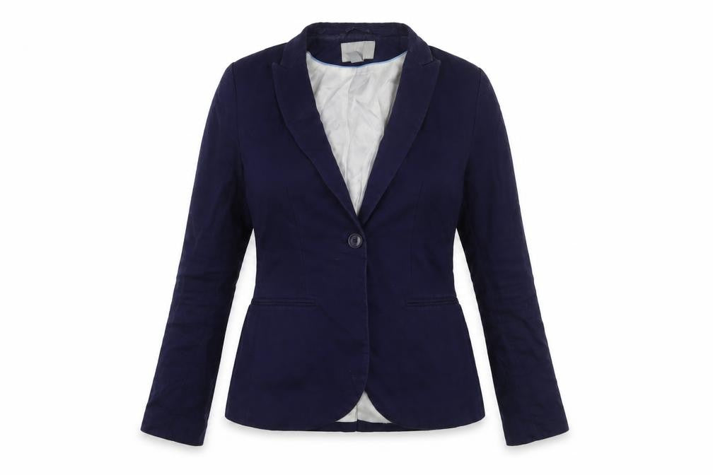Womens UK Size 8 H&M Regular Blue Blazer