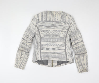 Womens UK Size 12 H&M Multicoloured Basic Jacket