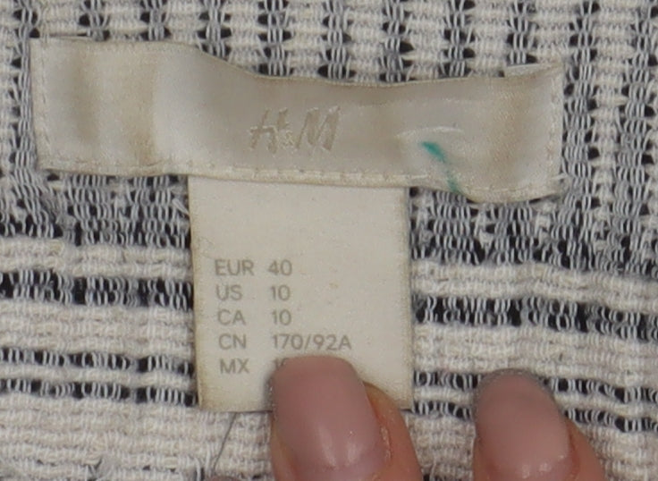 Womens UK Size 12 H&M Multicoloured Basic Jacket