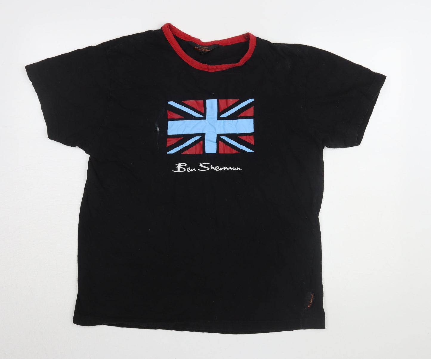 Mens UK Size L Ben Sherman Black  T-Shirt