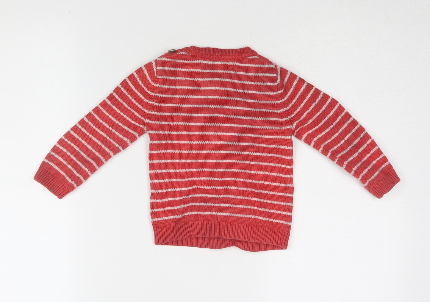 BabyBoden Unisex Red Penguin Jumper 18-24M Long Sleeve Knit