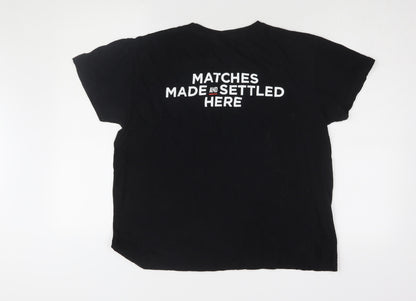 Roly Black Unisex Cotton T-Shirt, L, Casual Basic Wear