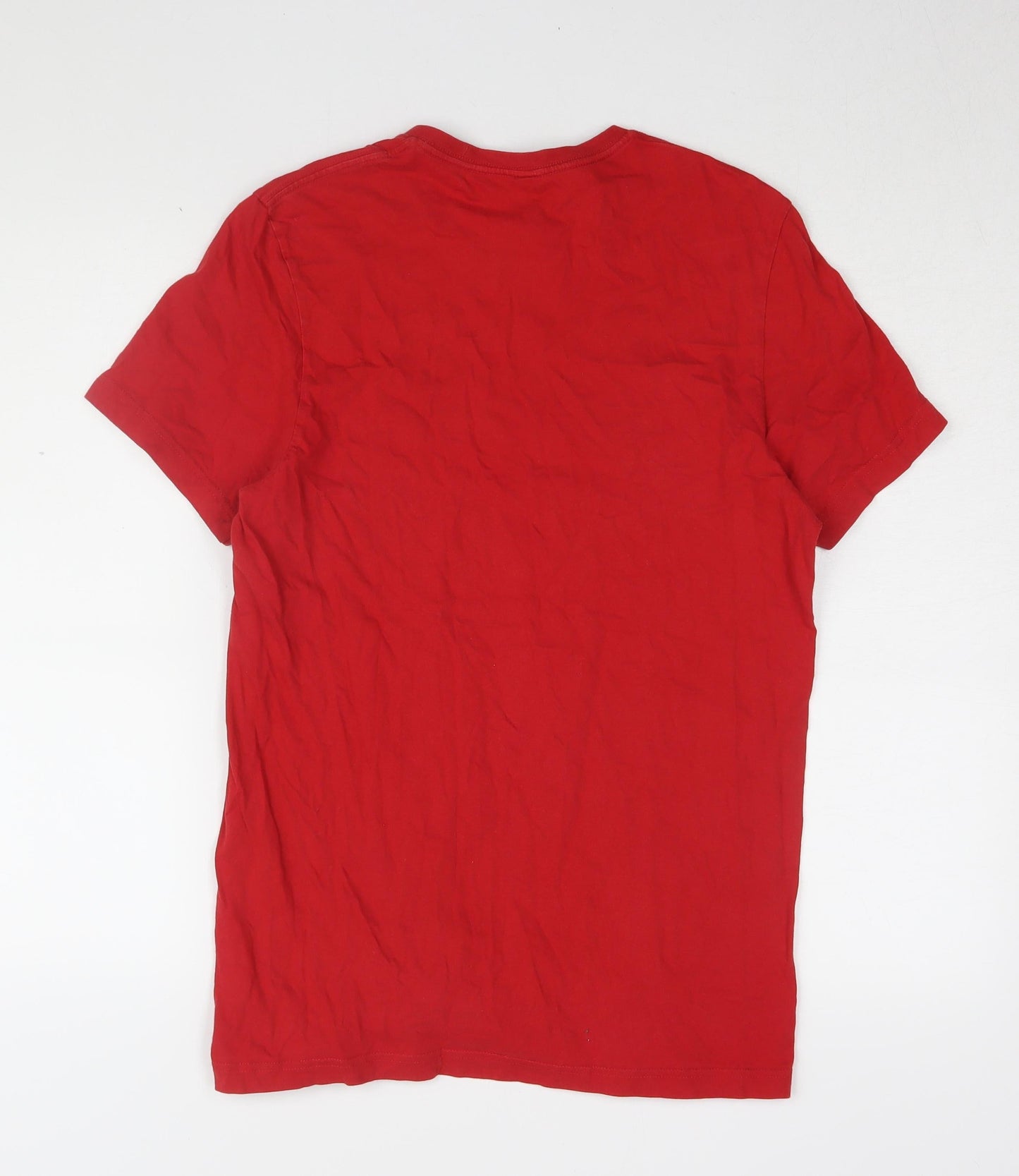 Mens UK Size S adidas Red  T-Shirt