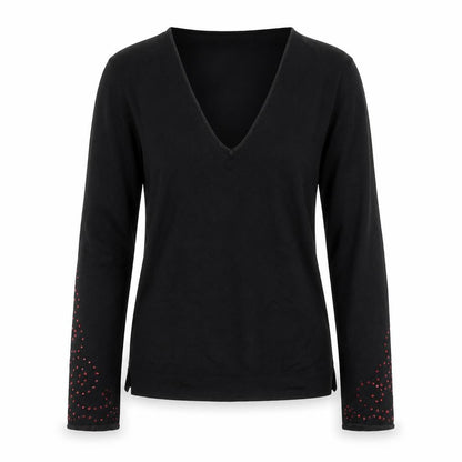 Womens UK Size 10 NEXT Black Pullover Jumper