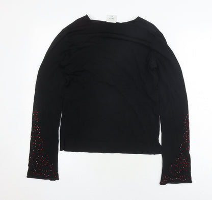 Womens UK Size 10 NEXT Black Pullover Jumper