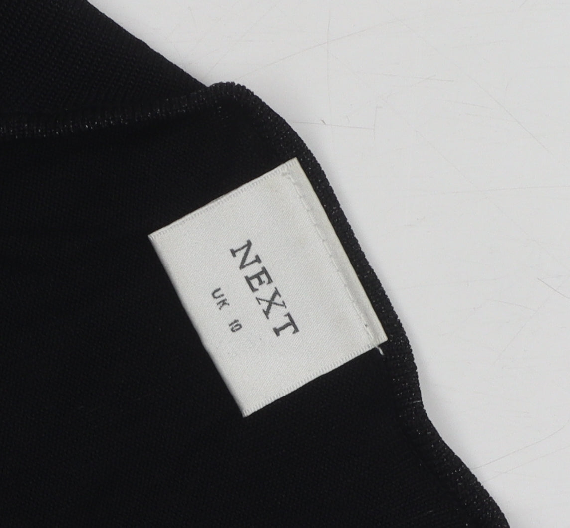 Womens UK Size 10 NEXT Black Pullover Jumper
