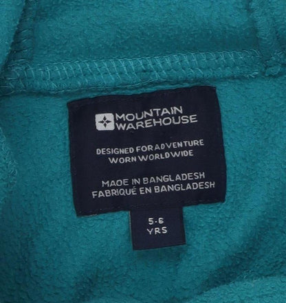 Mountain Warehouse Girls Blue Fleece Hoodie 5-6 Years
