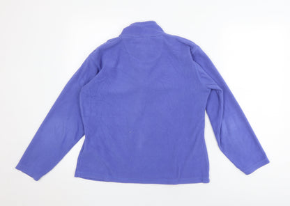 Regatta Purple Unisex Pullover Fleece Sweatshirt UK 10