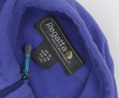 Regatta Purple Unisex Pullover Fleece Sweatshirt UK 10