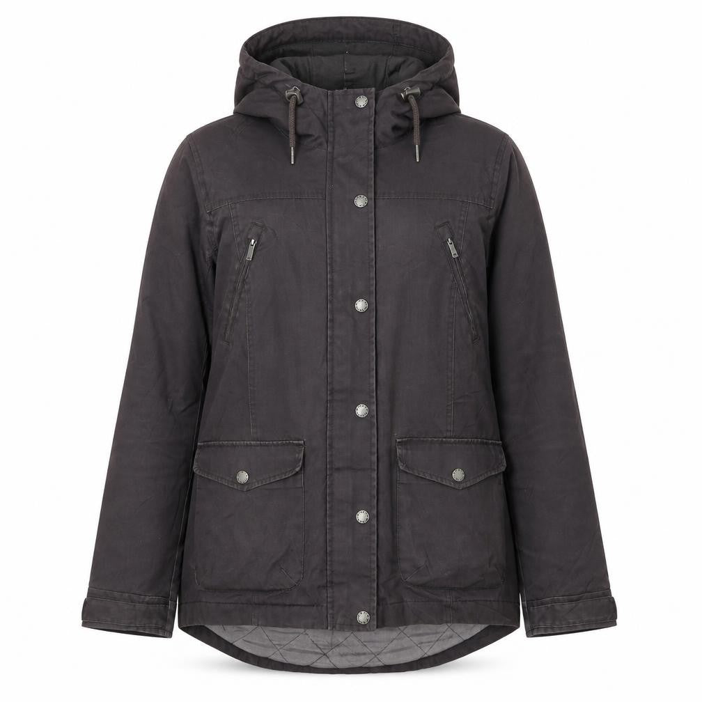 Womens UK Size 14 FatFace Grey Parka Coat