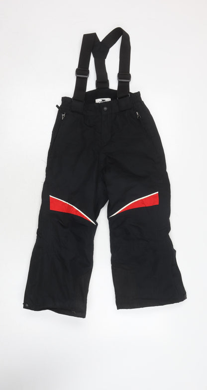Crane Boys Black Snow Pants 4 Years Waterproof Ski Trousers