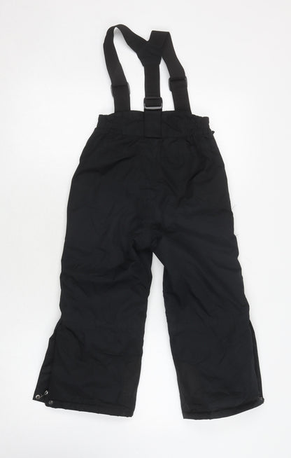 Crane Boys Black Snow Pants 4 Years Waterproof Ski Trousers