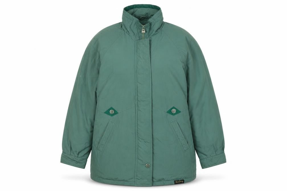 Womens UK Size 14 David Barry Green Basic Jacket