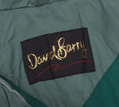 Womens UK Size 14 David Barry Green Basic Jacket