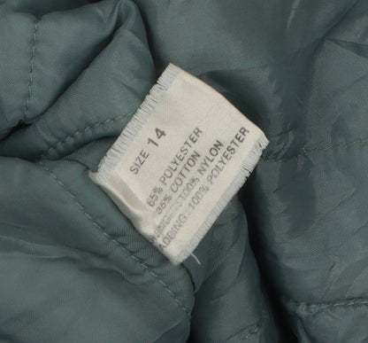 Womens UK Size 14 David Barry Green Basic Jacket