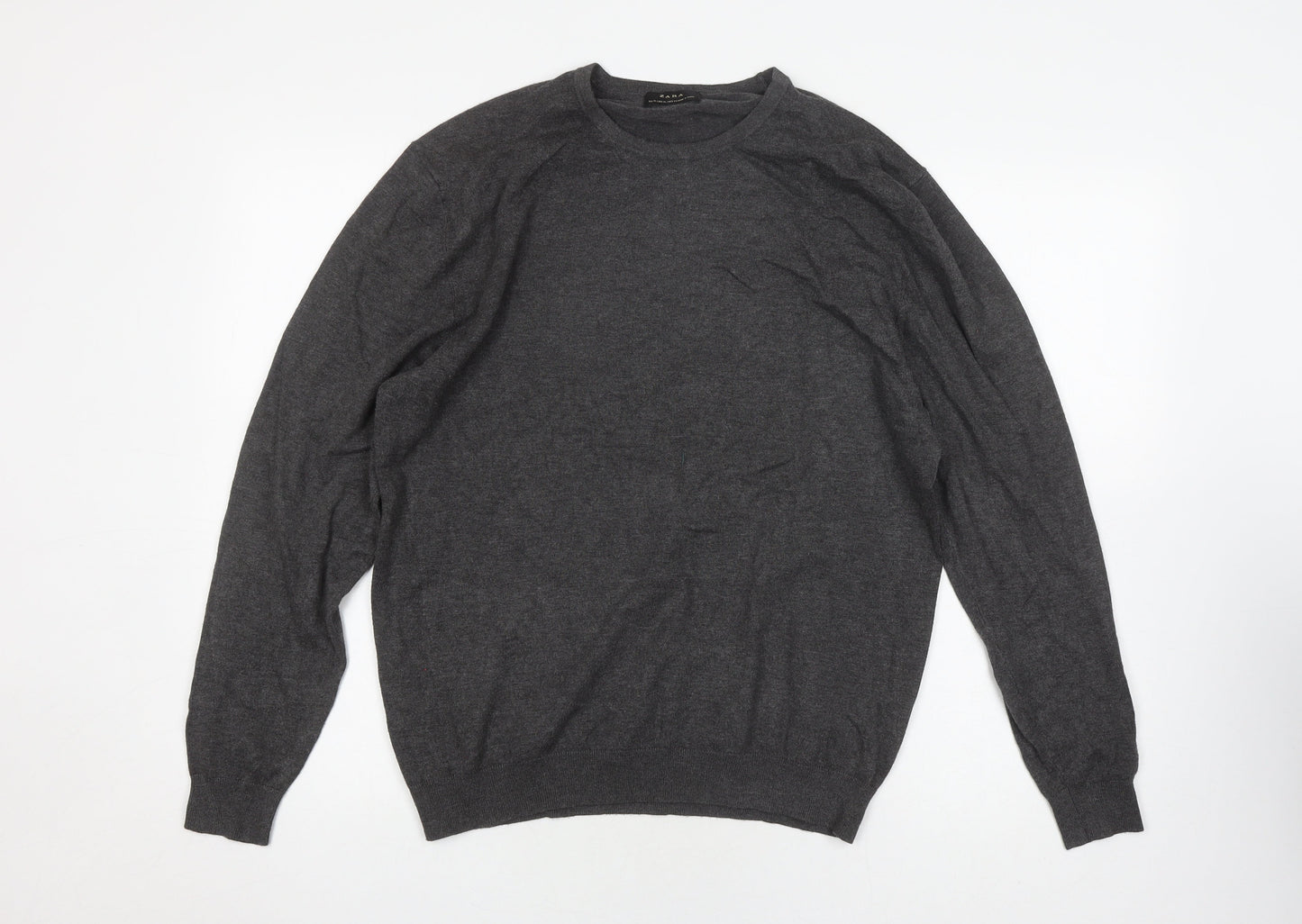 Womens UK Size 16 Zara Grey Pullover Jumper