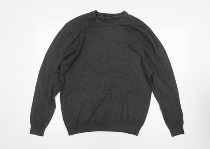 Womens UK Size 16 Zara Grey Pullover Jumper