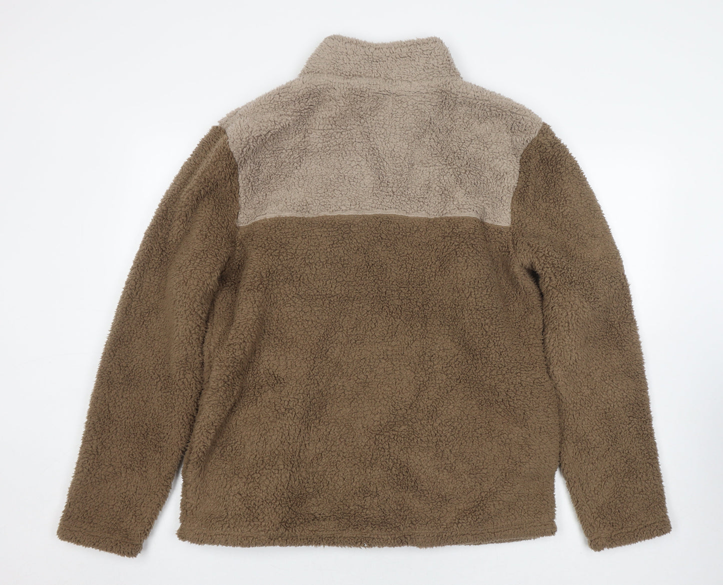 Essentials Brown Fleece Unisex Sweatshirt Size L