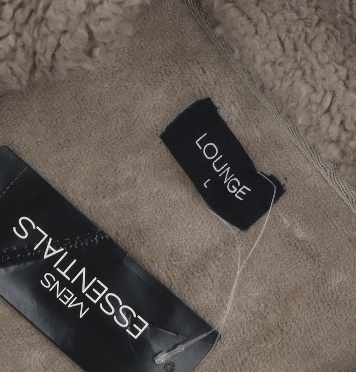 Essentials Brown Fleece Unisex Sweatshirt Size L