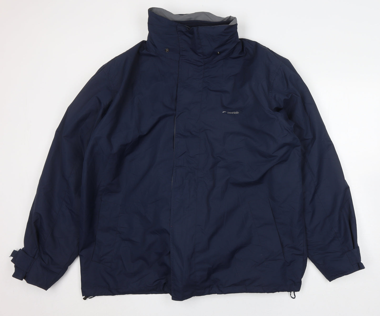 Mens UK Size M Mountainlife Blue Windbreaker Coat