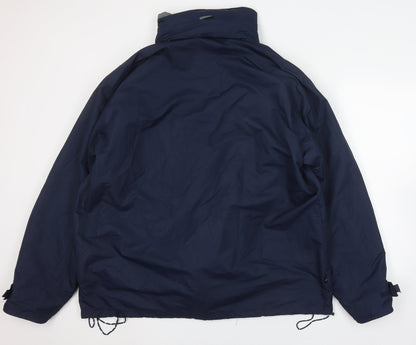 Mens UK Size M Mountainlife Blue Windbreaker Coat