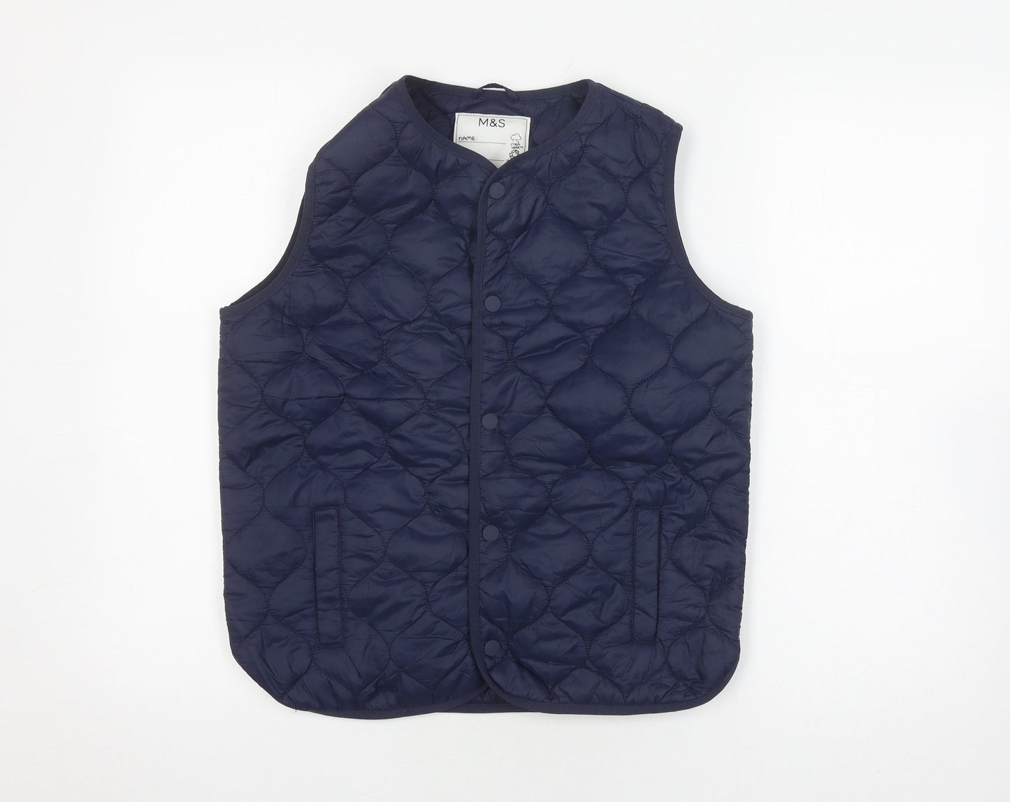 Marks and Spencer Girls Blue Puffer Jacket 12-13 Years