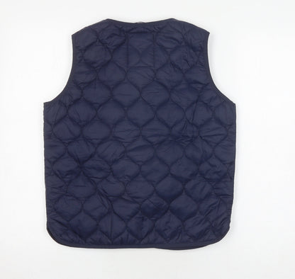 Marks and Spencer Girls Blue Puffer Jacket 12-13 Years