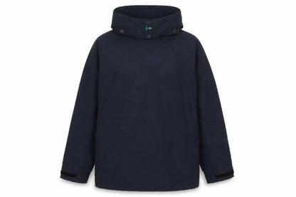 Front view of Outdoor Scene unisex blue parka jacket s