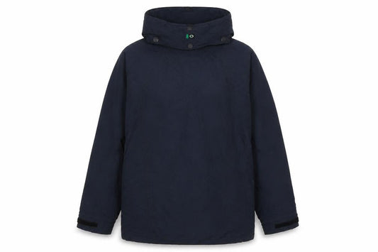 Front view of Outdoor Scene unisex blue parka jacket s