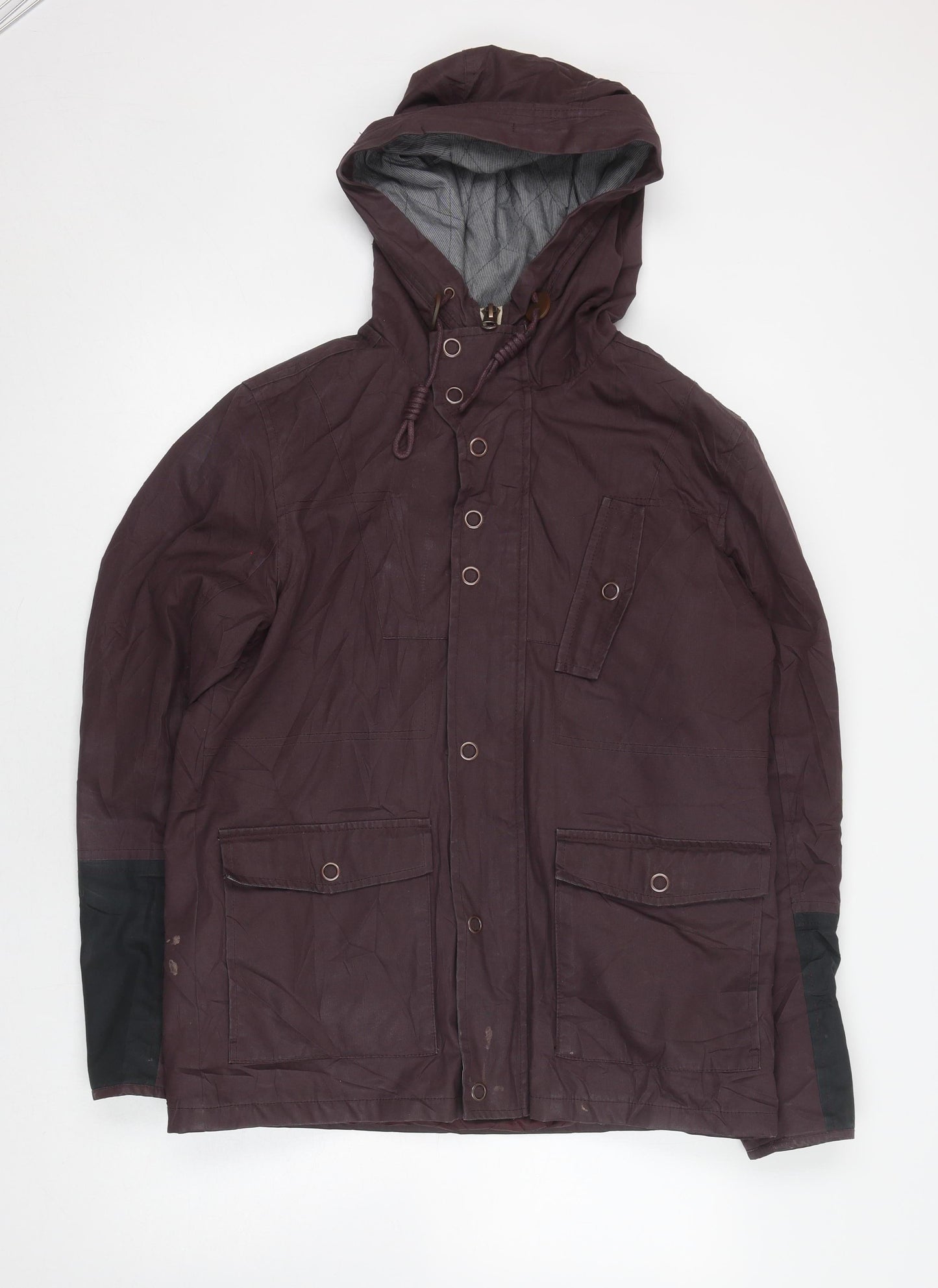 Womens UK Size M River Island Brown Parka Coat