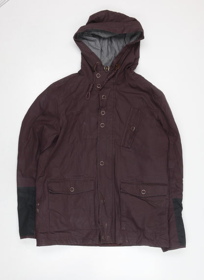 Womens UK Size M River Island Brown Parka Coat